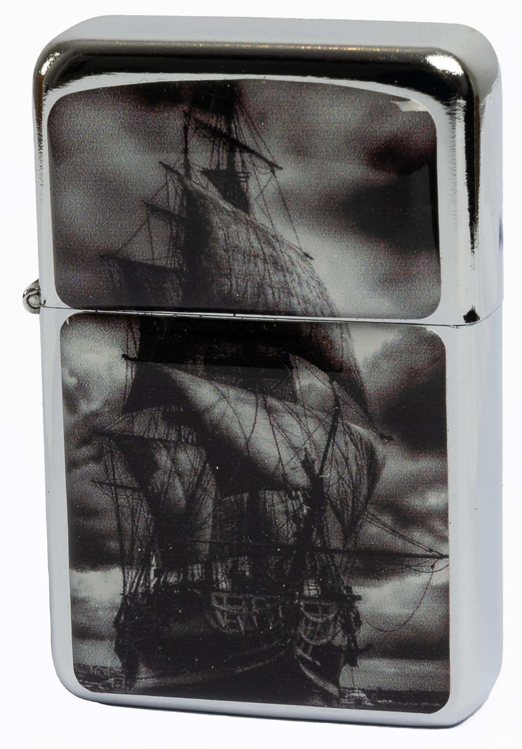 Petrol Oil Windproof Lighter - Sailing Ship