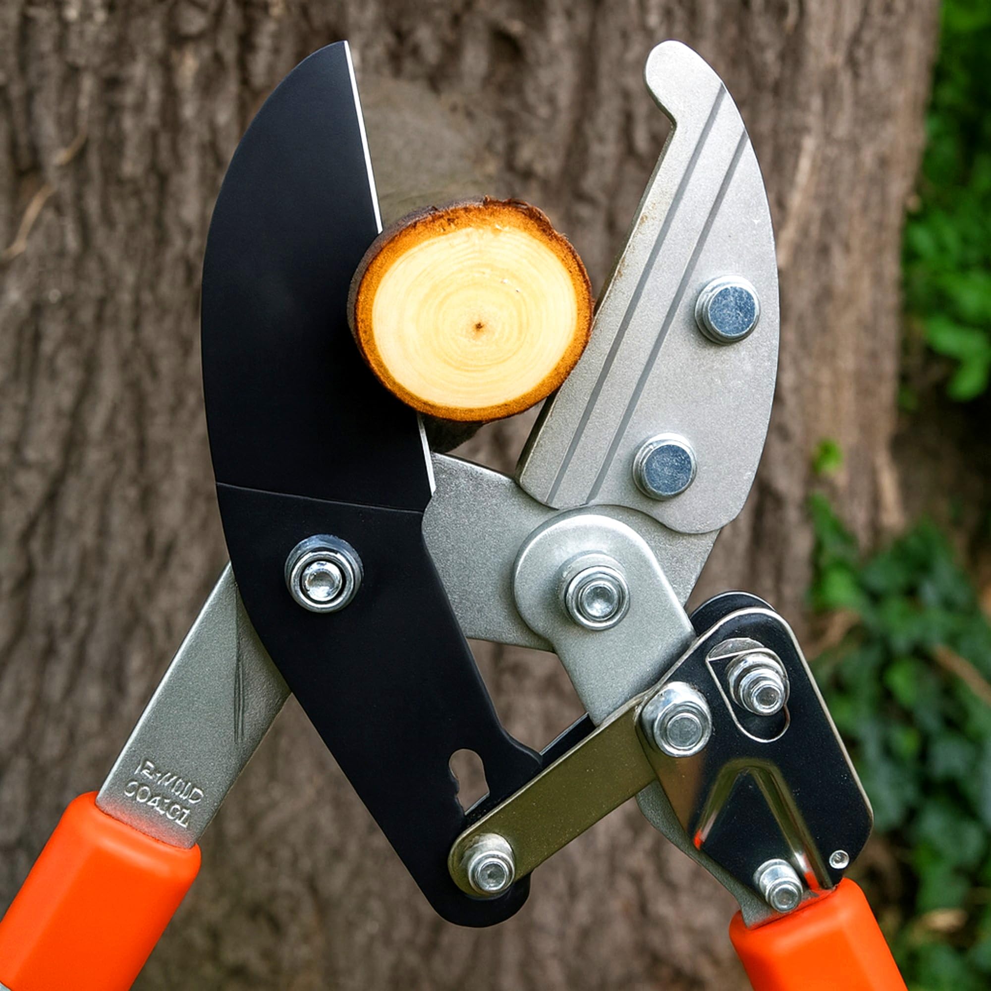 Teleskop Amboss Baumschere Astschere mit 6x Verstellung, mit Ratsche & Übersetzung für dicke Äste, Amboss Heckenschere Gartenschere Lang, Ast Baum Garten Schere, Profi-Gartenwerkzeug