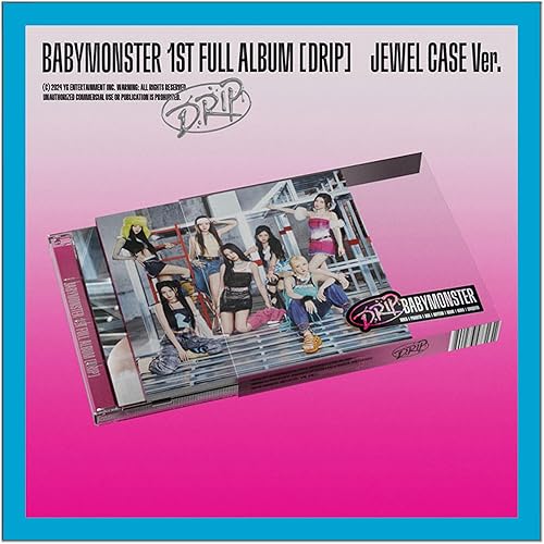 Koread BABYMONSTER DRIP 1st FULL Album (JEWEL CASE Ver.)