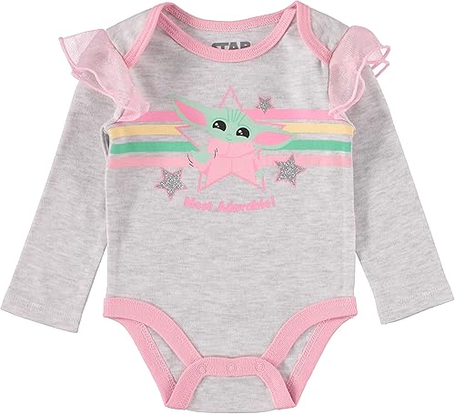 Miniatura 2 de STAR WARS Conjunto de una pieza de ropa de bebé para niñas - Ropa de bebé Yoda - Ropa de bebé niña