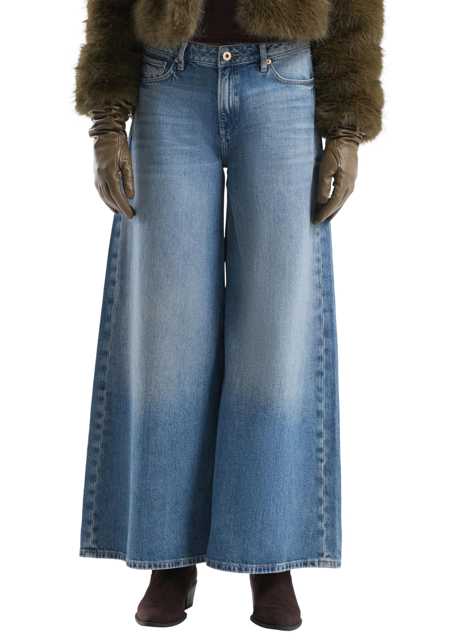 QS x Vanessa Mai | Jeans Catie/Loose Fit/Mid Rise/Super Wide Leg