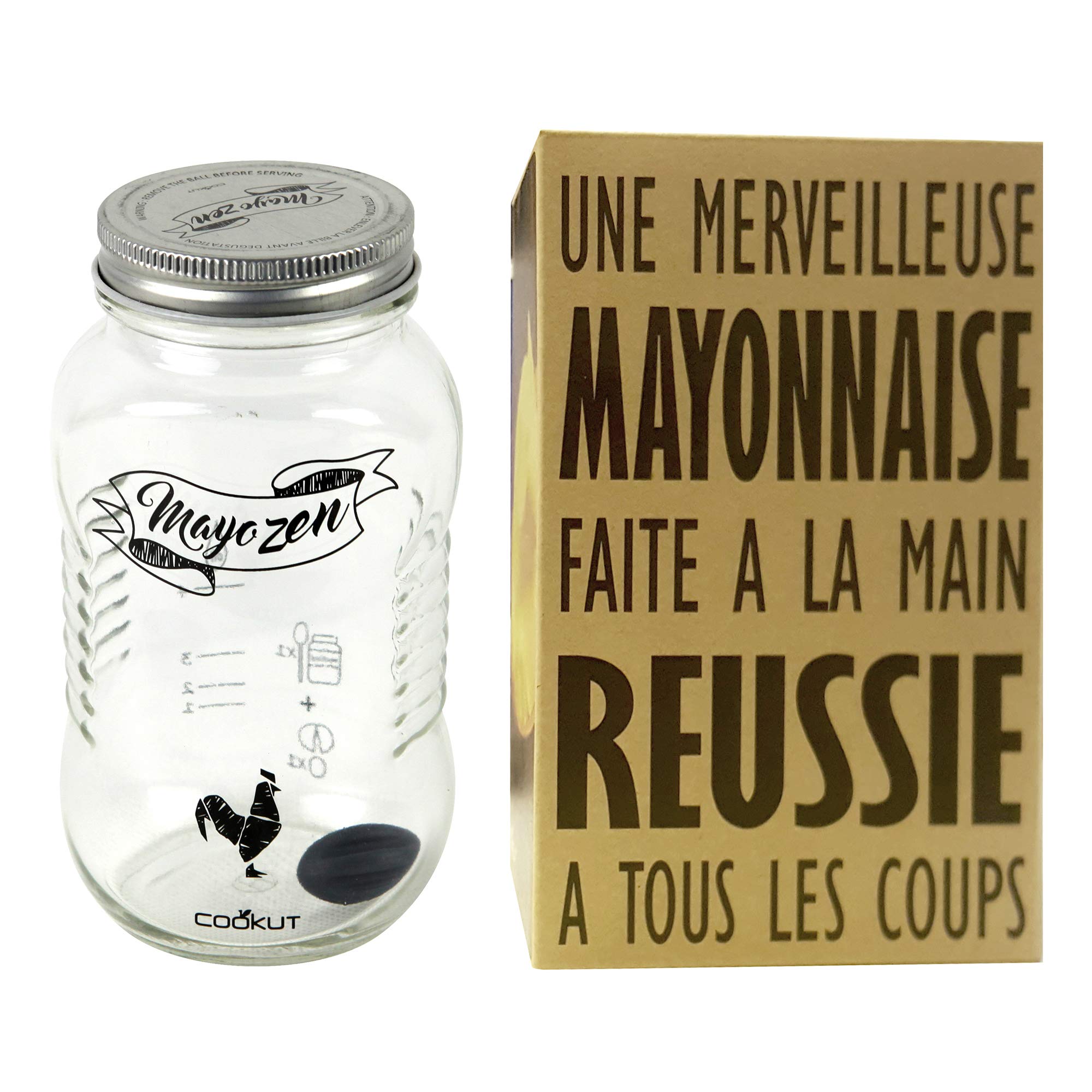 COOKUT Mayozen - Amazing Mayonnaise artisanale en 1 minute - Transparent