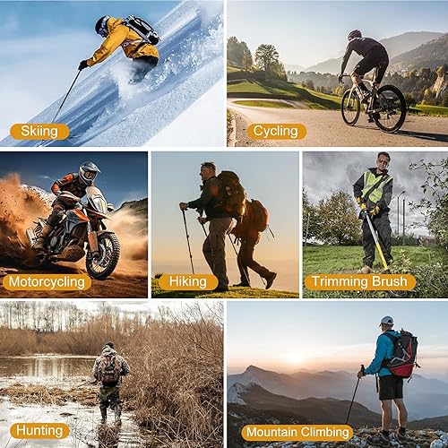 Miniatura 7 de Waterproof Trail Gators for Hiking Boots Adjustable Ankle Leg Gaiters for Men Women Shoe Gaiters Snow Boot Covers Snowshoeing