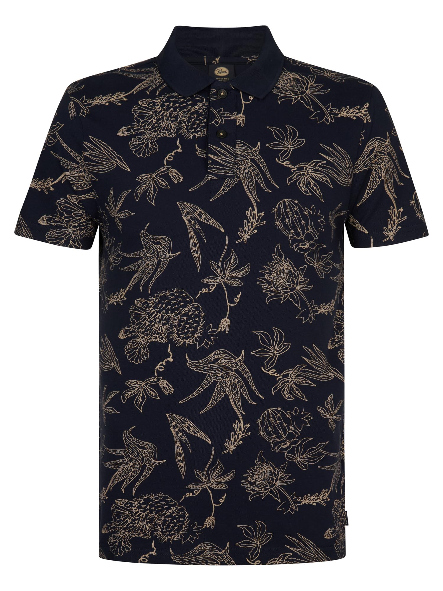 PETROL INDUSTRIES Men Polo Short Sleeve SS, Navy Blue, XXL
