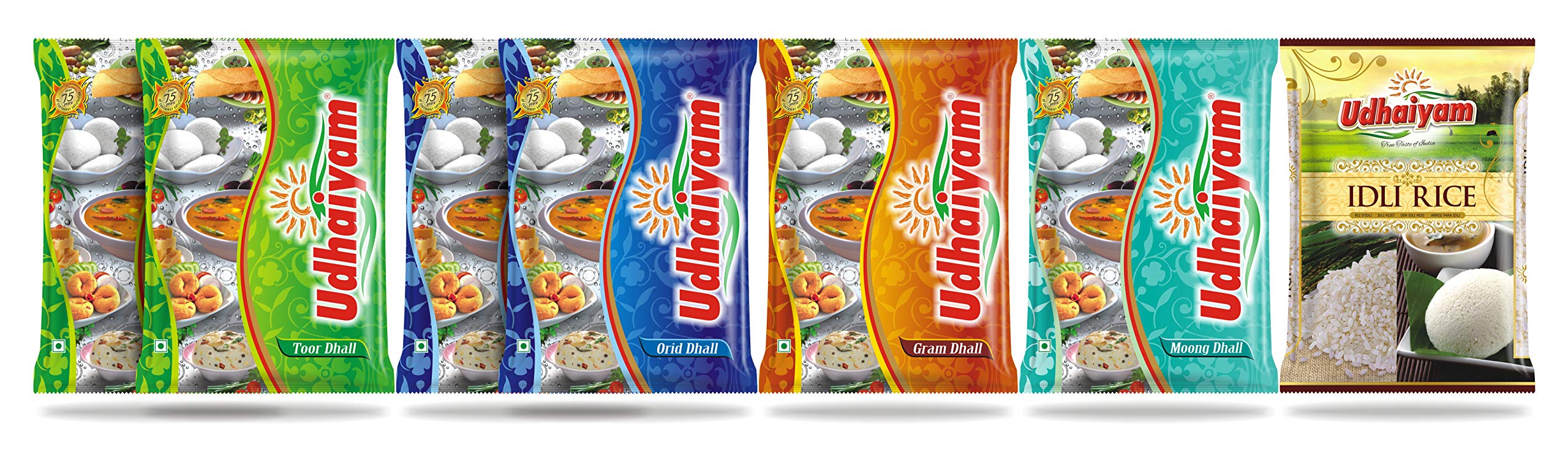Udhaiyam Urad Dal 2kg, Toor Dal 2kg, Moong Dal 1kg, Gram Dal 1kg, Idly Rice 1kg (B08H53F9N6) Amazon Price History, Amazon Price Tracker