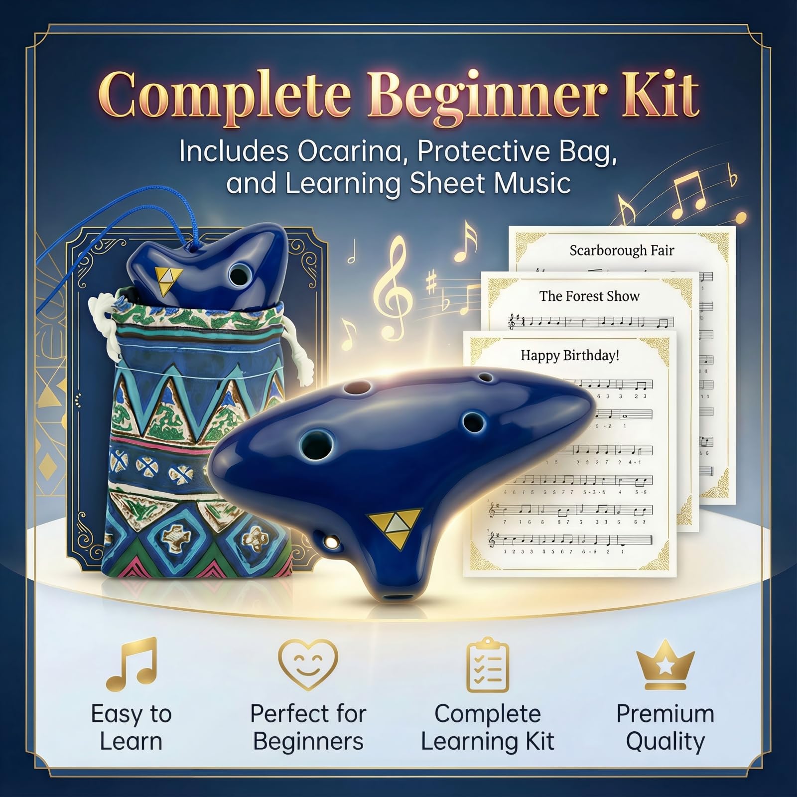 Amazon.com: OcarinaWind 6 Hole Ceramic Ocarina – Ocarina of Time