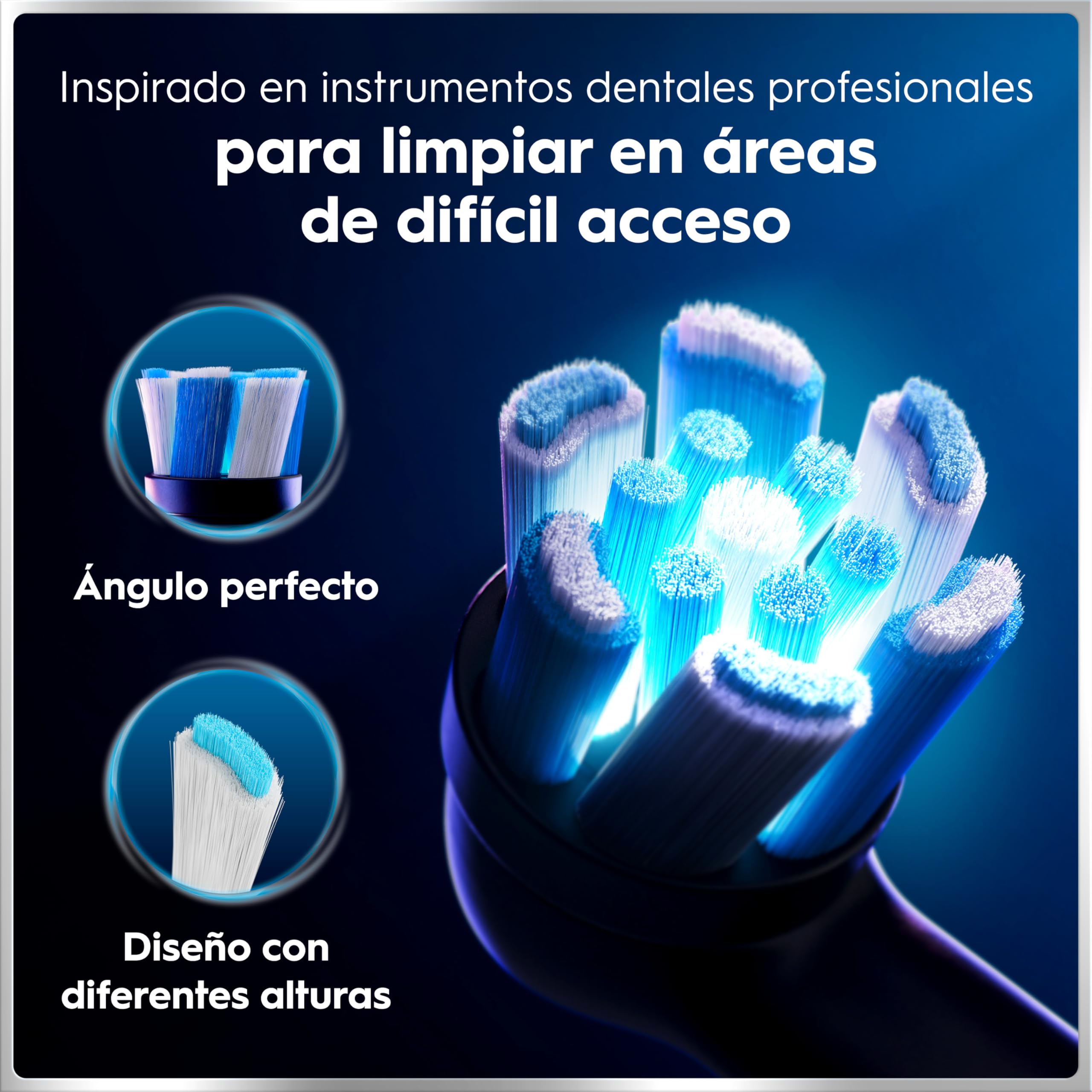 Oral-B iO 6N Cepillo de Dientes Eléctrico con 2 Cabezales, Blanco - Cepillo Dental con Sensor de Presión, 5 Modos de Cepillado con Blanqueamiento Dental, Visor Interactivo Y Estuche de Viaje