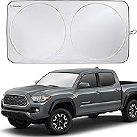 Vista 3 de Magnelex Parasol para parabrisas de automóvil y pantalla lateral de malla elástica (paquete de 2)