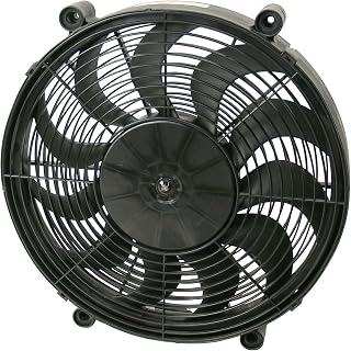 Derale 16217 17" High Output Radiator Fan Black
