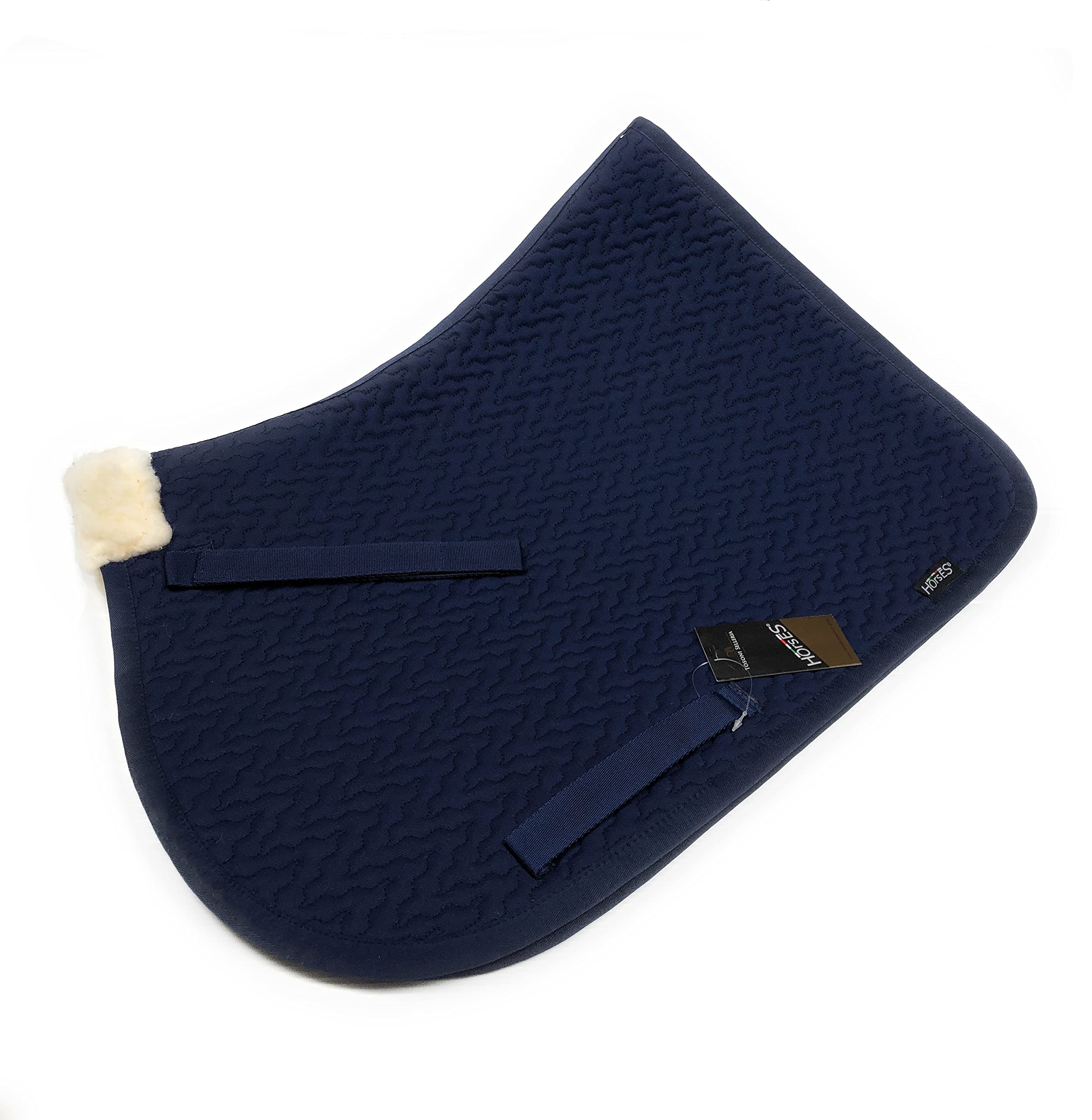 Horses, Sottosella Devon, dal Design 100% Italiano, Perfetto per Ogni Cavaliere ed Amazzone. Ideale per Maneggi e Privati, Diverse Specialità. Stile e Funzionalità per Ogni Occasione Bianco, Full