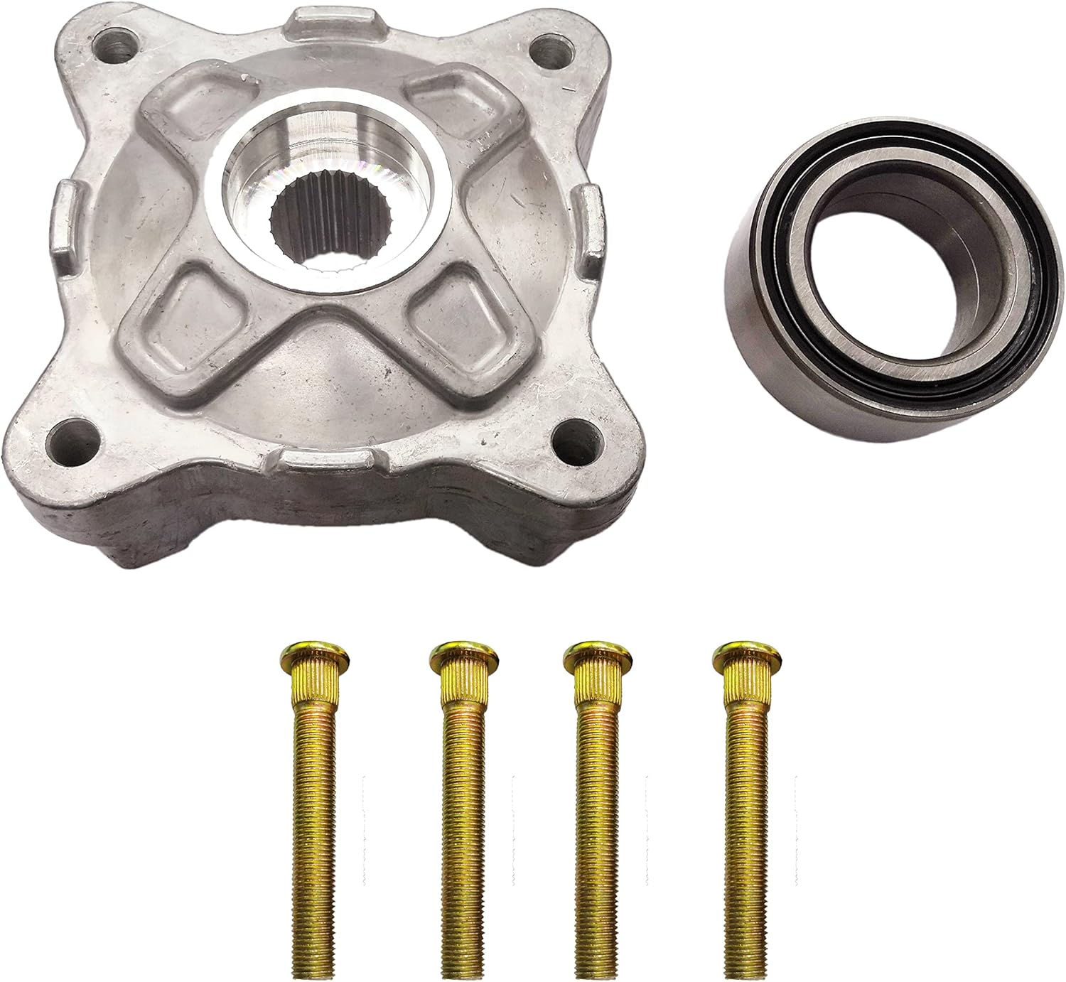 DEF 5137219 Front Wheel Hub Bearing Stud Service Kit Replacement for 2008-2014 Polaris RZR 800 and S 2204717 3514699 7518654