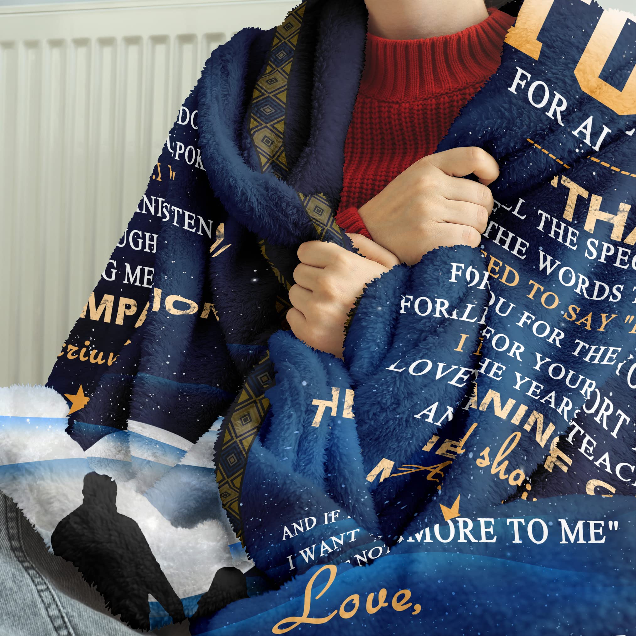 Julazy Coperta per festa del papà, regalo di compleanno per papà da figlia, figlio, 152,4 x 127 cm, idea regalo per papà da bambini, idee regalo per papà