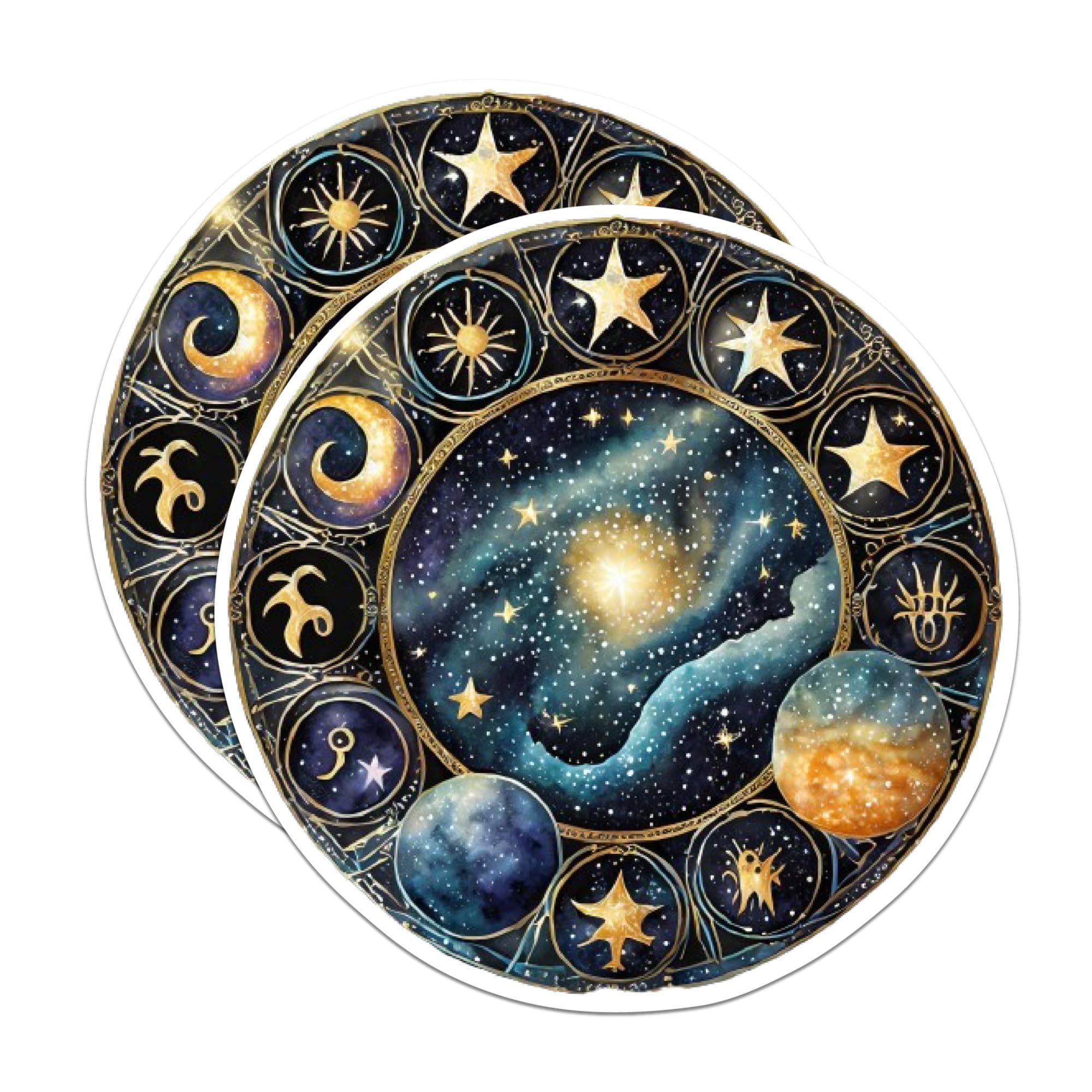 Bliss Monkey Co. (2 Pack) - 5" On Longest Side - Premium Magnet - for Cars, Refrigerators, Toolboxes, Lockers- Made in USA - MAG0725