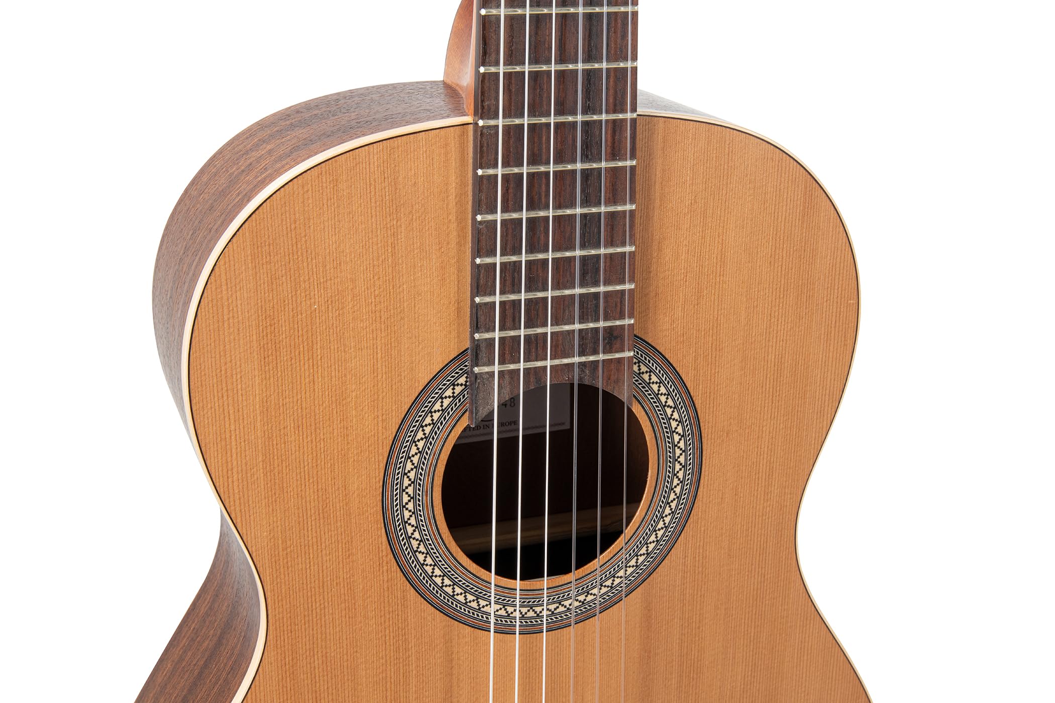 CABALLERO BY MR Guitarra de concierto Europe Spanish Heel - Talón español - Señorita 7/8 - Tapa de cedro macizo - Fondo/Aros de caoba - mate CA-EUCM