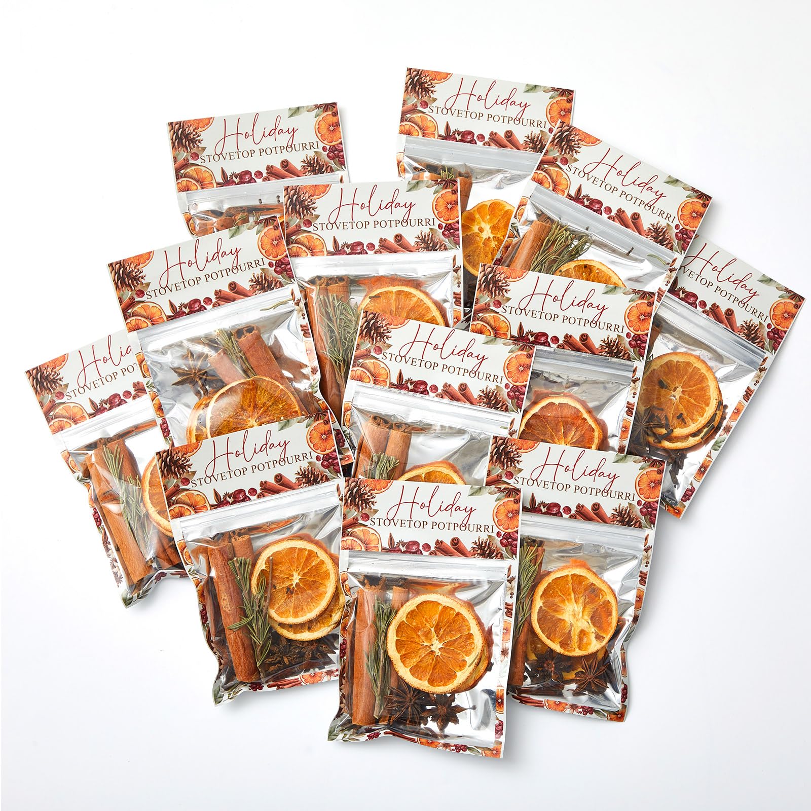 24-teiliges Weihnachts-Potpourri-Simmer-Topf-Set, Weihnachtsduft, Strumpf, Geschenke, Urlaub, Herd, Potpourri für Zuhause, Duft, Einweihungsgeschenk, Gastgeberin