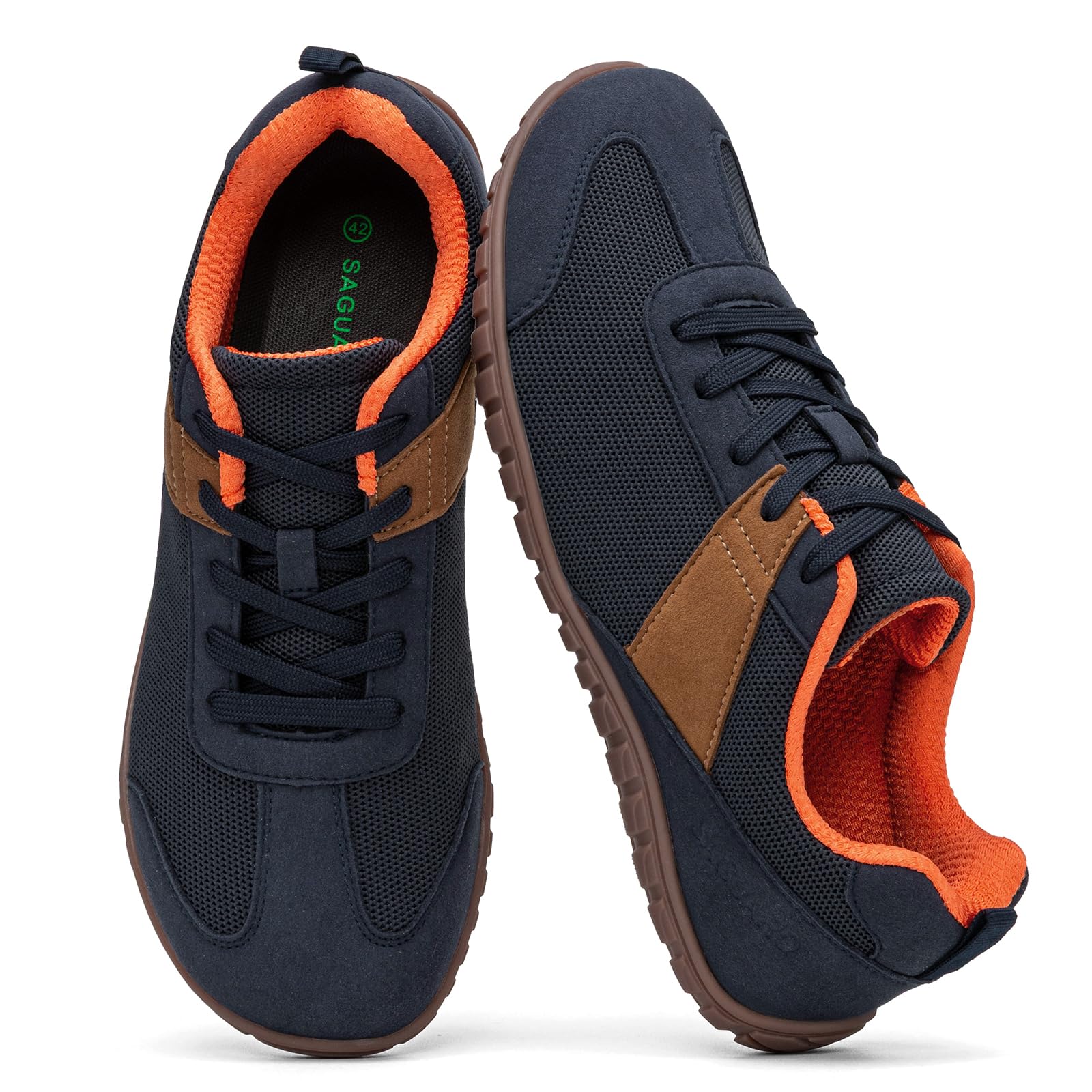 SAGUARO Barefoot Men's Shoes Minimalist Shoes with Wide Toe for Daily Use, Size 39-48