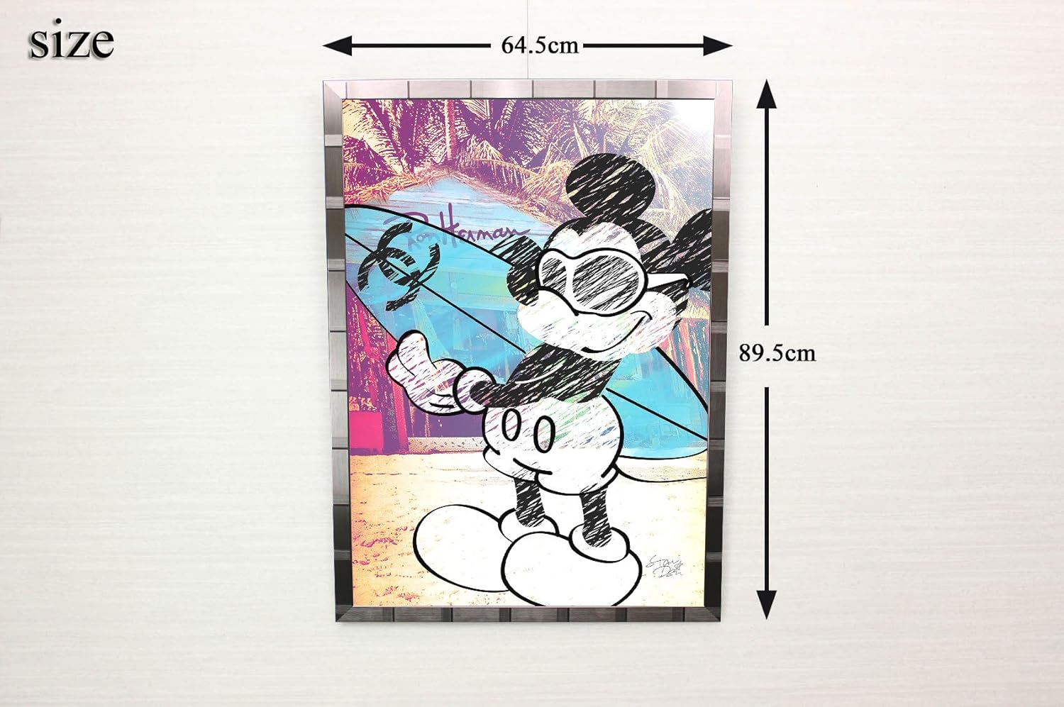 独特の素材 ディズニー ブランドオマージュアート スターデザイン ミッキーマウス モンクレール Ugg ポスター インテリア 絵画 インテリア小物 置物 Www Allroadsat Com