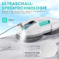 HAUSHOF Ablaktisztító Robot 3800PA Spray Funkcióval, Intelligens Navigáció és Távirányítás 3