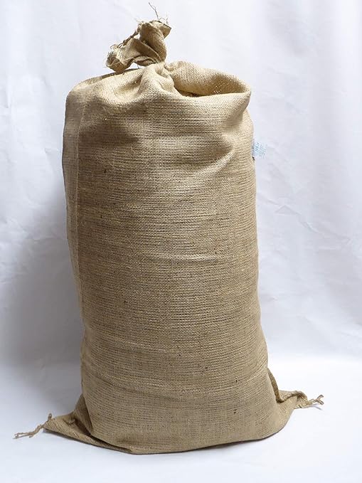 5 Jutesäcke 60x110cm - Natur Jutesäcke Für Kartoffeln & Getreide - Bis 50kg Belastung