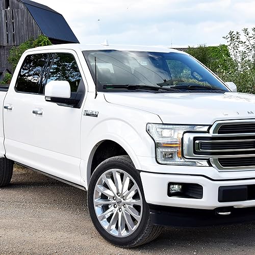 Miniatura 5 de BASIKER Antena para Ford F150 F-150 2009-2024, 13 pulgadas, camión Ford F 150 F250 F350 de repuesto de antena, accesorios Ford F150 mejorados,