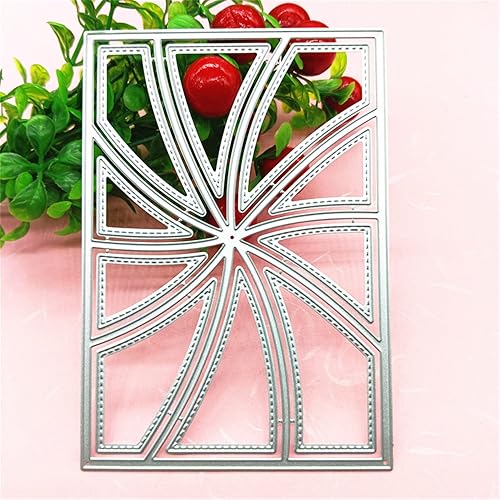 Miniatura 7 de Ammsochy Troqueles de corte con marco de fondo 3D, plantillas de metal, herramientas de álbumes de recortes, plantilla de grabado de acero al