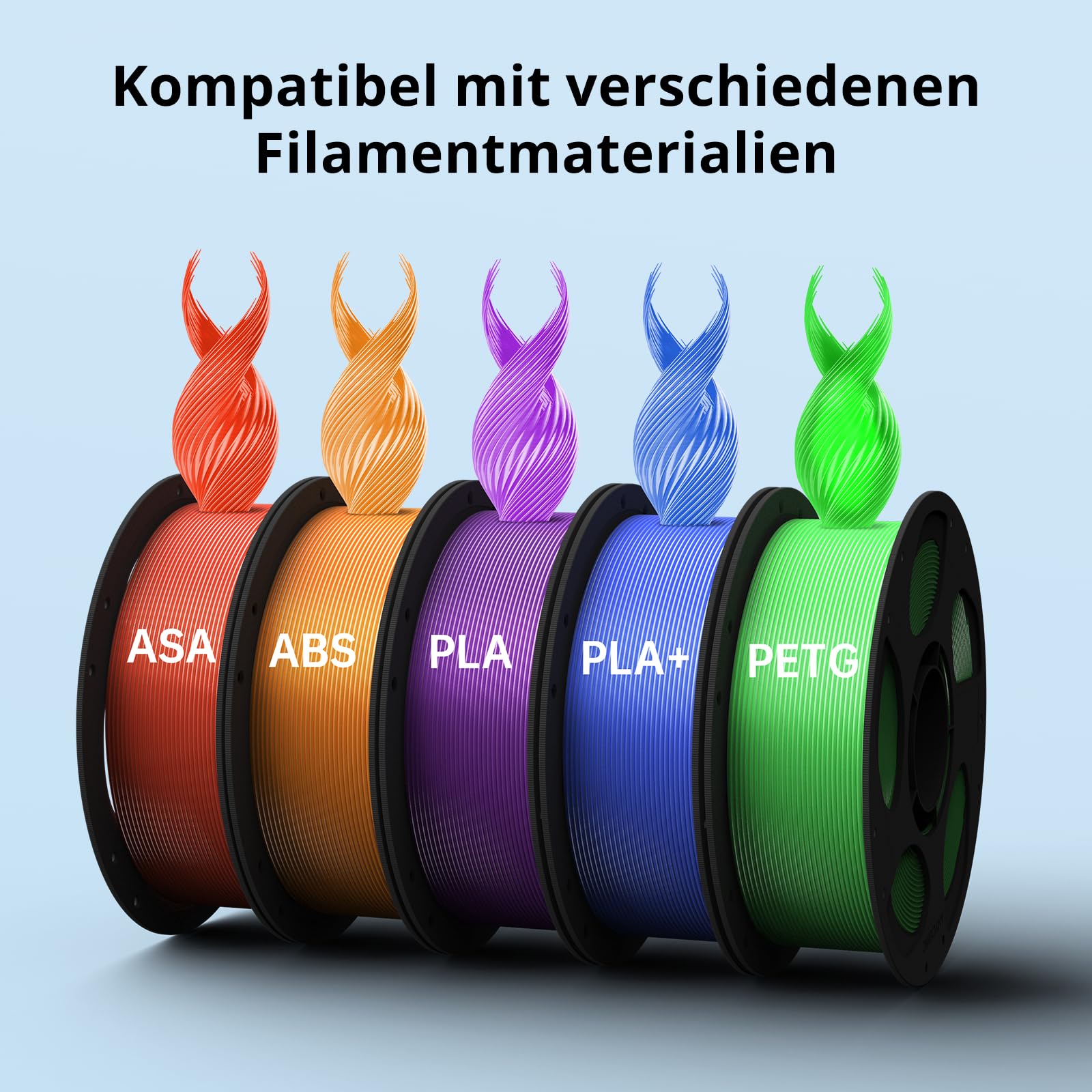 Anycubic Kobra S1 Combo 3D-Drucker Mehrfarbig, Geschlossene CoreXY-Struktur, 600 mm/s Schnelles Drucken, Trocknung Filament während des Drucks, 320 °C Hotend, Druckgröße 250 x 250 x 250 mm