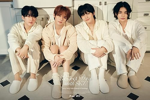 Miniatura 8 de Seguimiento acelerado Stray Kids 2024 Season's Greetings Día perfecto con paquete SKZ+Calendario de escritorio+Diario+Folleto+Tarjeta fotográfica