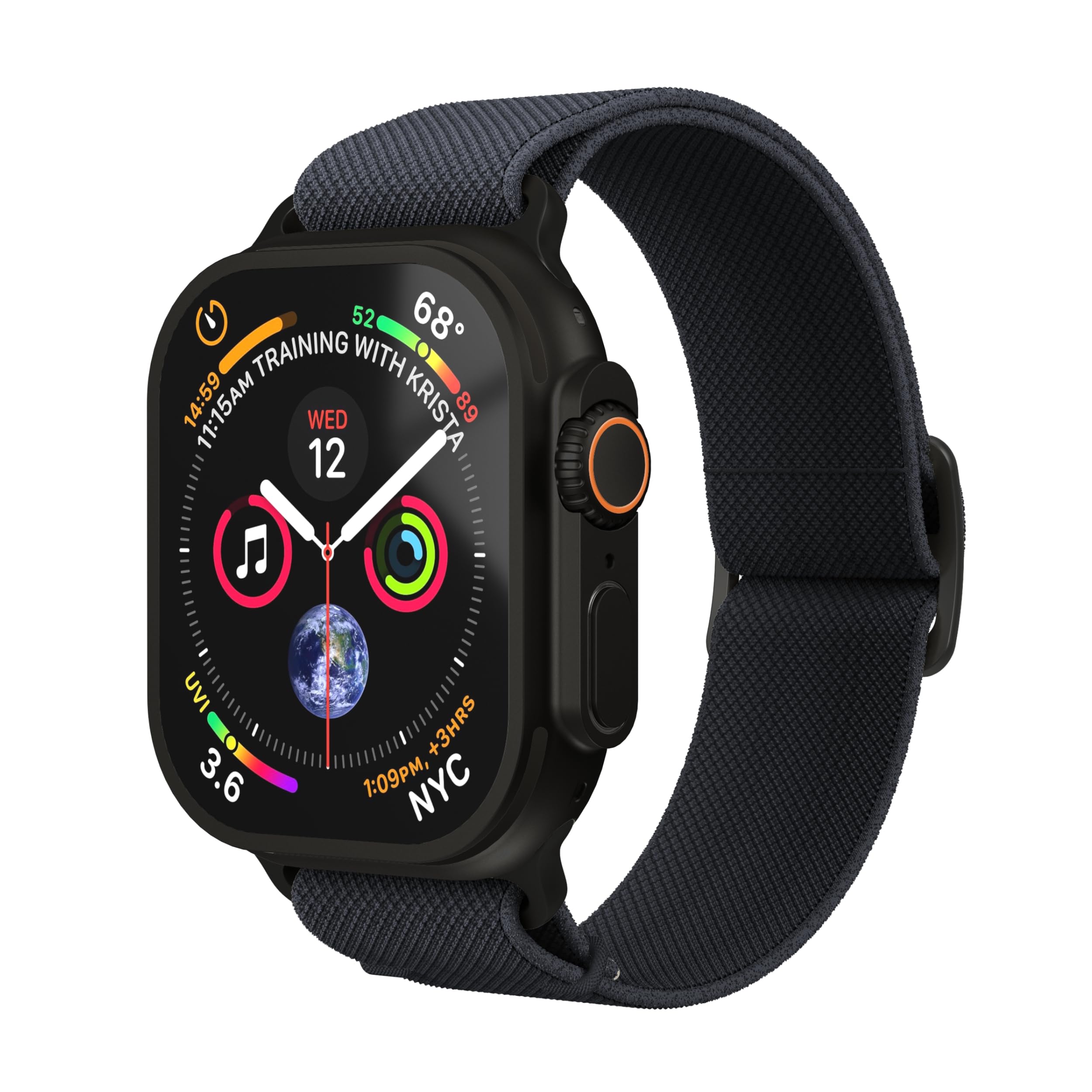 VONMÄHLEN Classic Nylon Loop – Robustes und verstellbares Nylonarmband, schweiß- und wasserbeständig, kompatibel mit Apple Watch