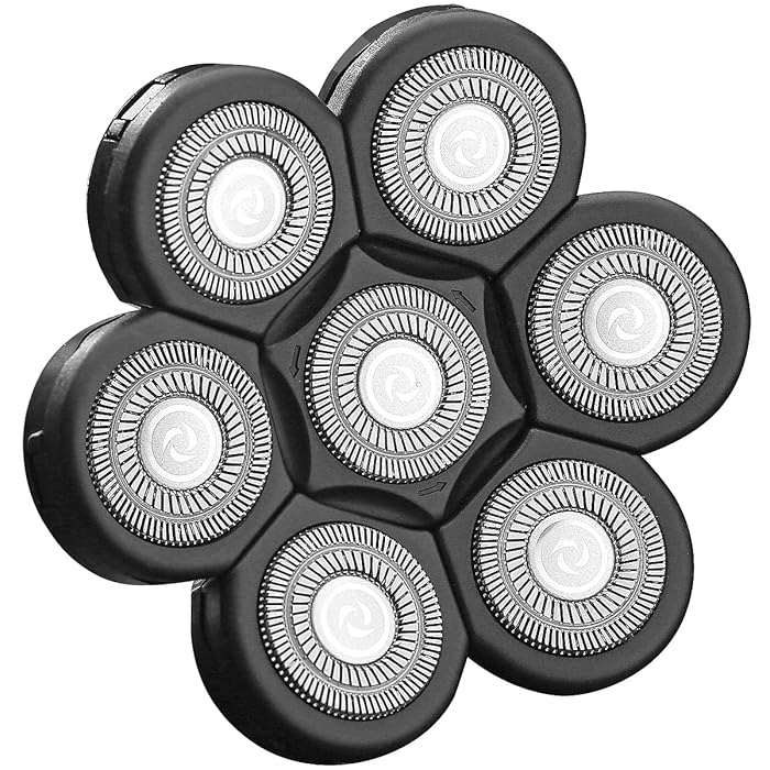 Buy WAHFOX 7D Upgrade 7 Heads Electric Shaver Bald Head Shaver