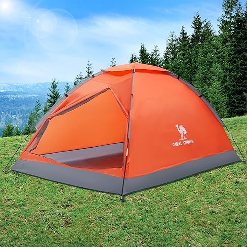 Miniatura 6 de CAMEL CROWN Tienda de campaña para 234 personas con mosca de lluvia extraíble, fácil instalación, tiendas de campaña al aire libre, resistentes al