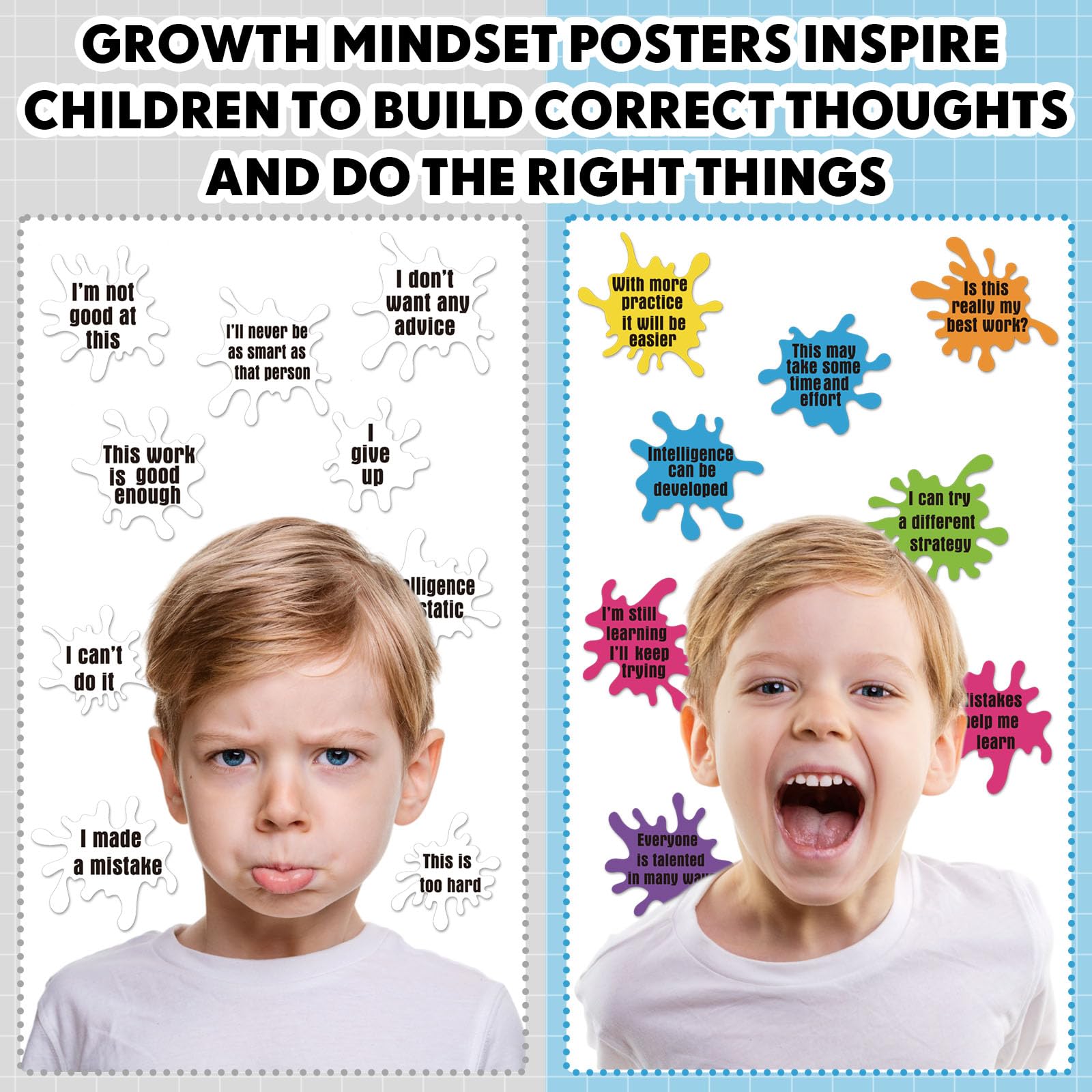 Snapklik.com : Pasimy Growth Mindset Bulletin Board Set Motivational ...
