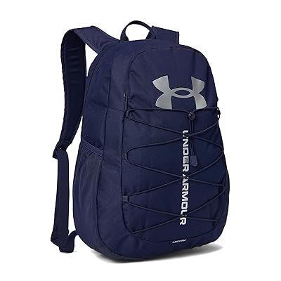 Under Armour Hustle Sport Backpack Backpack Bags Midnight Navy/Metallic Silver, Polyester