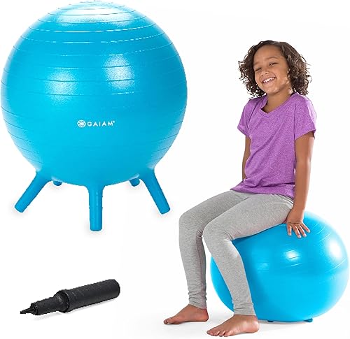 Stay-N-Play - Pelota de equilibrio para niños, silla escolar flexible, escritorio activo para el aula, asiento alternativo, patas de estabilidad