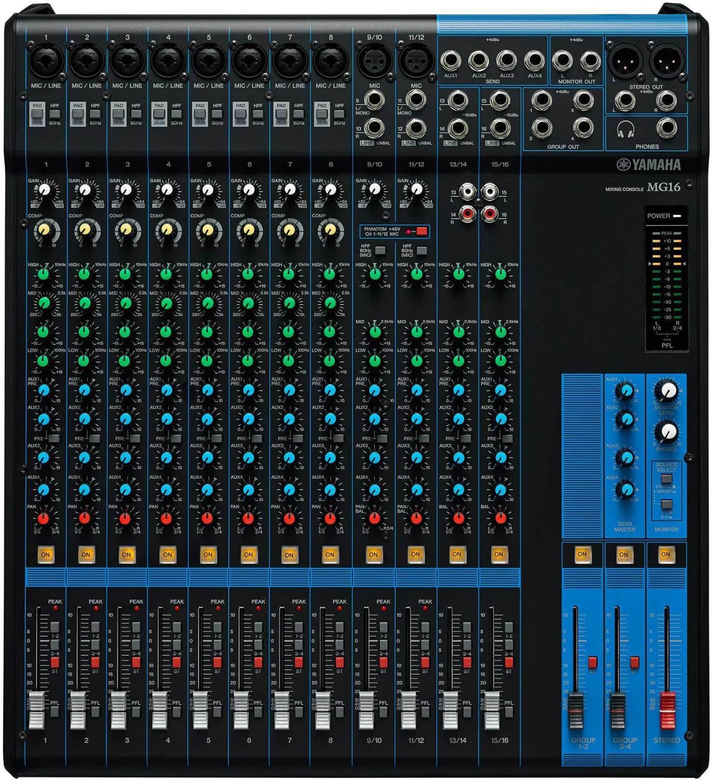 MG16 16-Input 6-Bus Mixer
