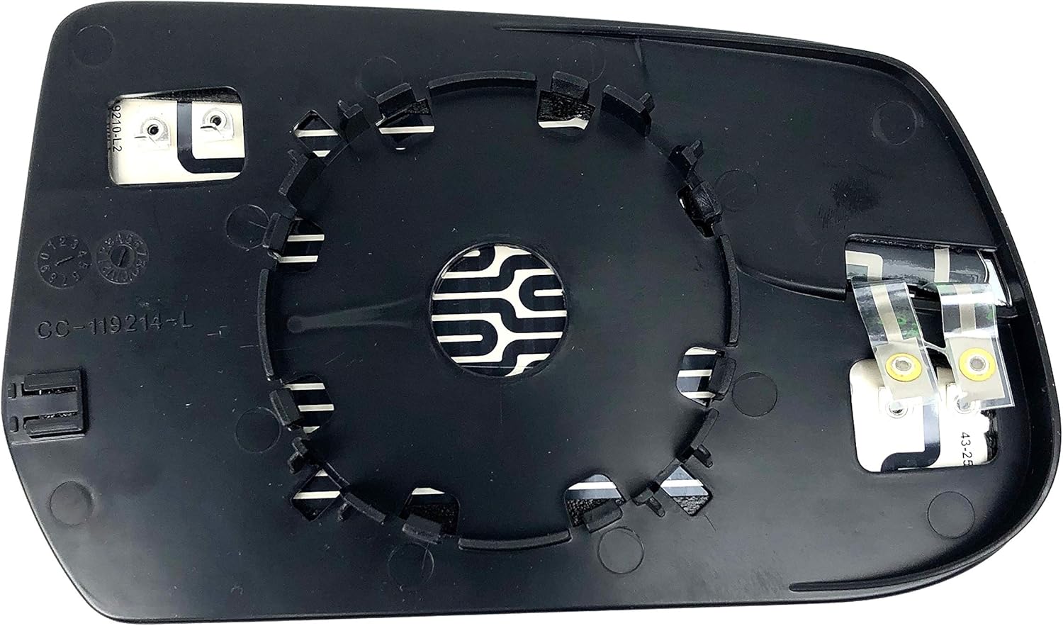 Spieg Driver Side Mirror Glass for 2010-2017 Chevrolet Equinox GMC Terrain Heated Spotter Glass Backing Plate Left 22906957 20873491 23467349
