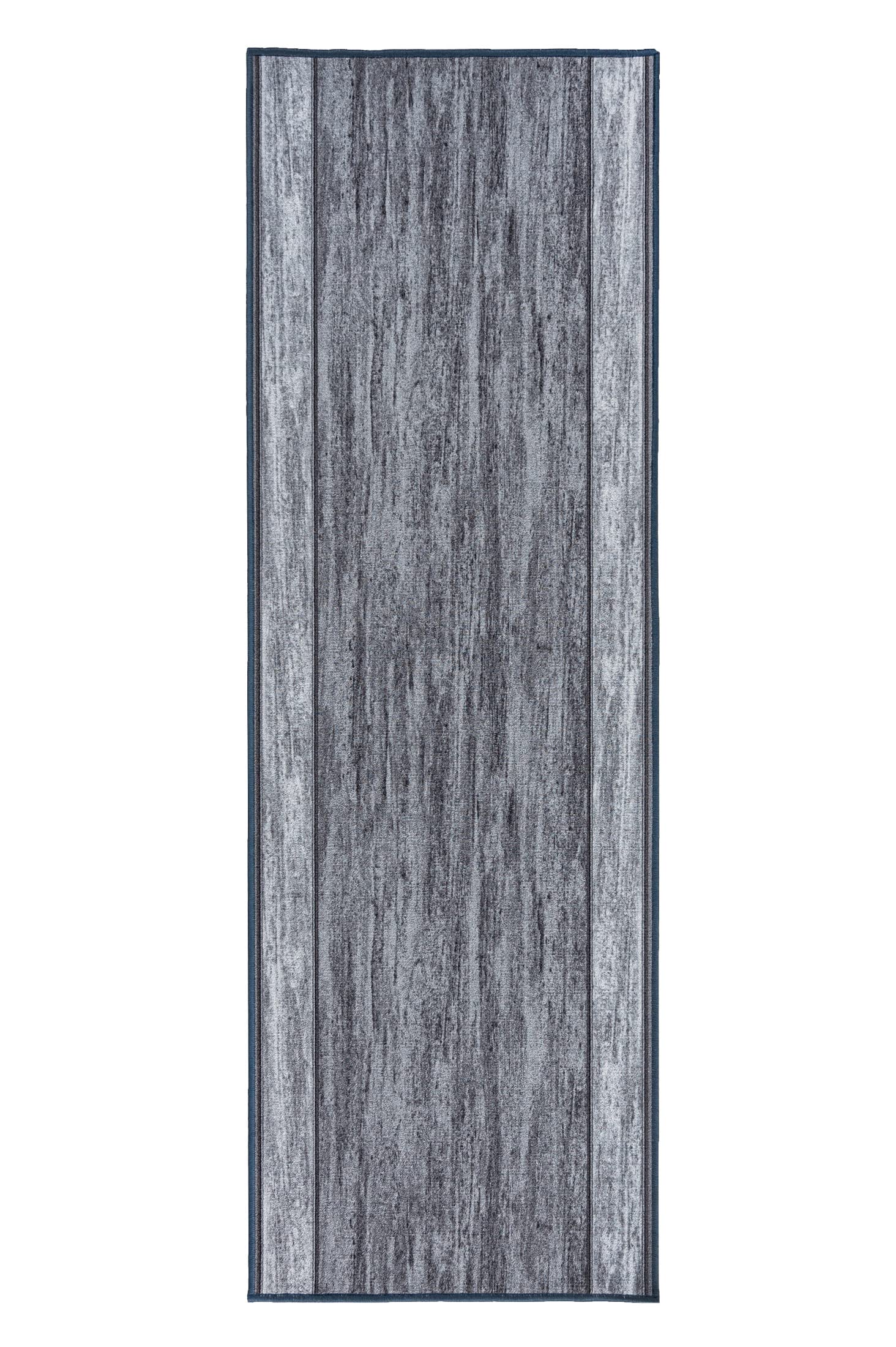 Mazovia rutschfest Teppich Läufer Flur - Modern Muster Teppichläufer - Kurzflor Flurläufer für Vorzimmer, Küche - ÖKO-TEX Zertifiziert - Meterware Grau - 67 x 400 cm