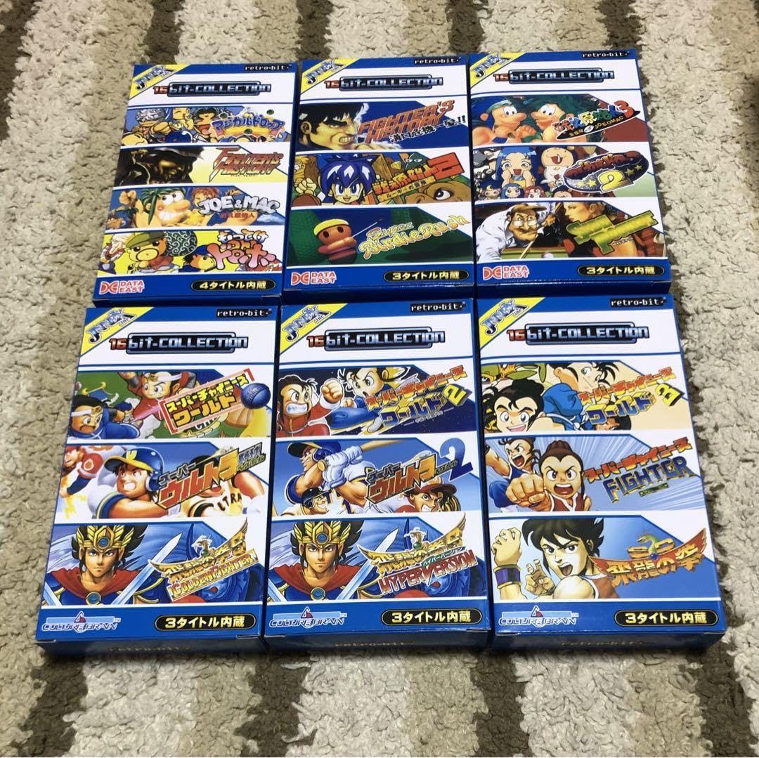 16ビットコレクション 6本 レトロデュオ 16ビットコレクション：データイースト  Vol.02[SFC/SFC互換機用](新品)「戦え原始人2」「スーパーバーディラッシュ」など - bit-games  洋ゲー（海外ゲーム）通販。レトロ・周辺機器[ビットゲームズ]