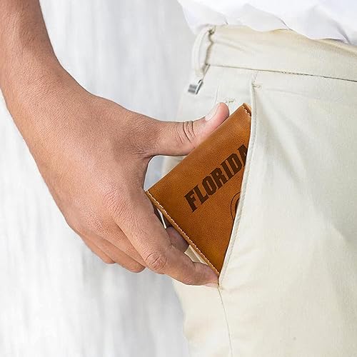 Miniatura 10 de Rico Industries Carteras grabadas con láser de los Florida Gators de la NCAA, Negro -, Classic