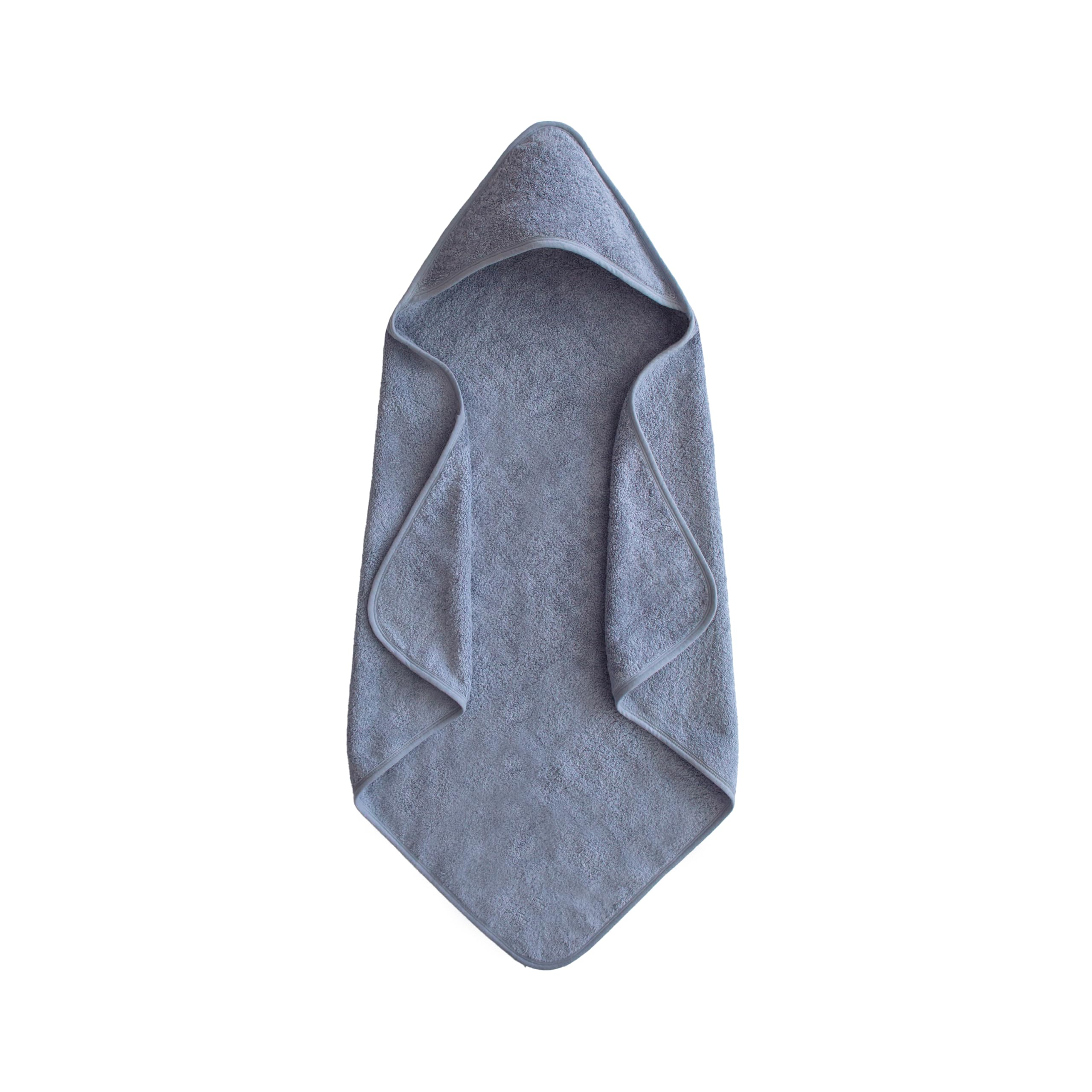 mushie Baby Hooded Towel | Organic Cotton (Tradewinds)