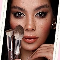 Vista 12 de Jessup Makeup Brushes, Labeled Makeup Brush Set Premium Synthetic and Natural Hair Foundation Powder Concealer Eyeshadow Blending 15pcs Brush Kit