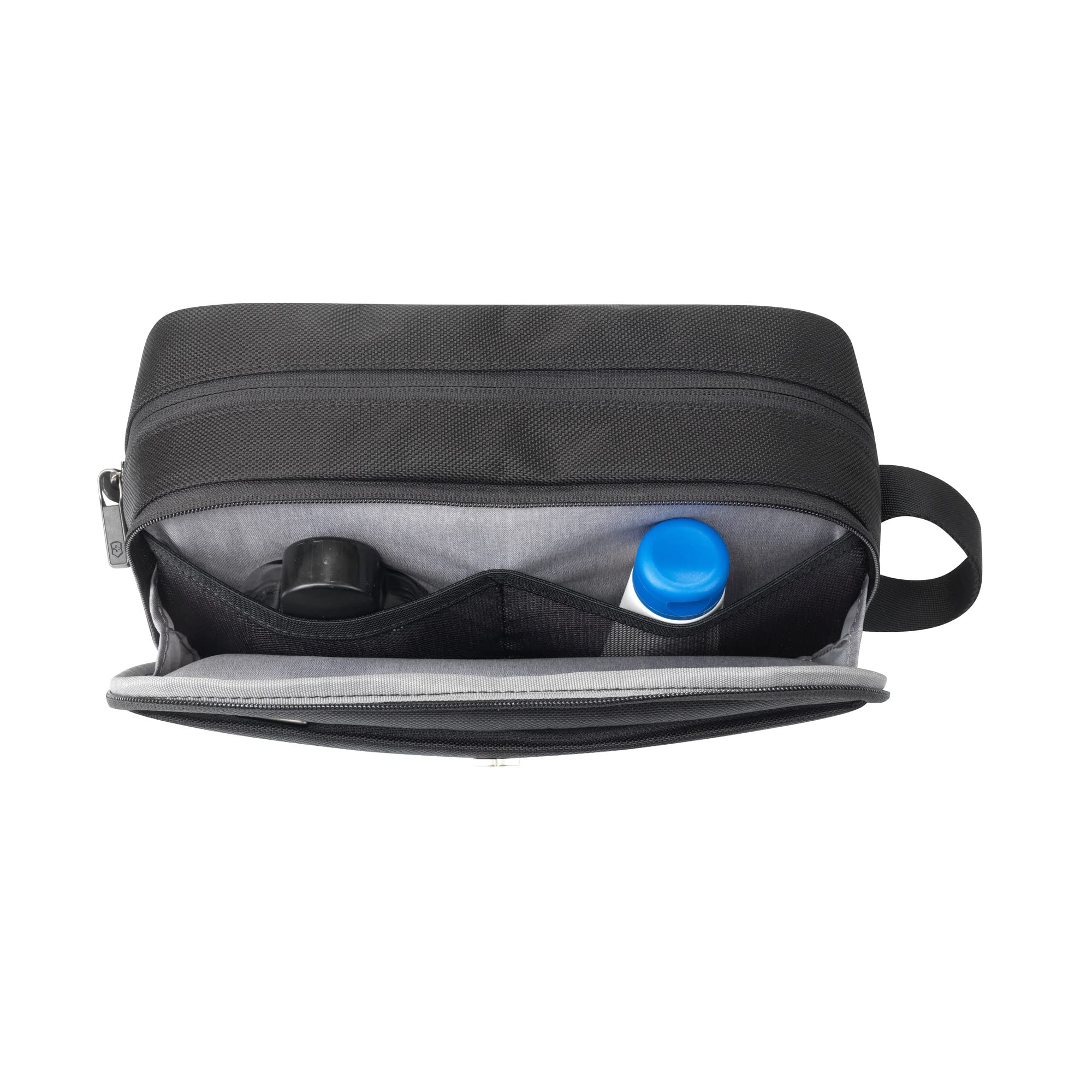 Victorinox Unisex Werks Traveler 6.0 zestaw artykułów toaletowych, czarny, rozmiar uniwersalny, zestaw artykułów toaletowych Werks Traveler 6.0