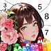 Anime Coloring book by Numbers