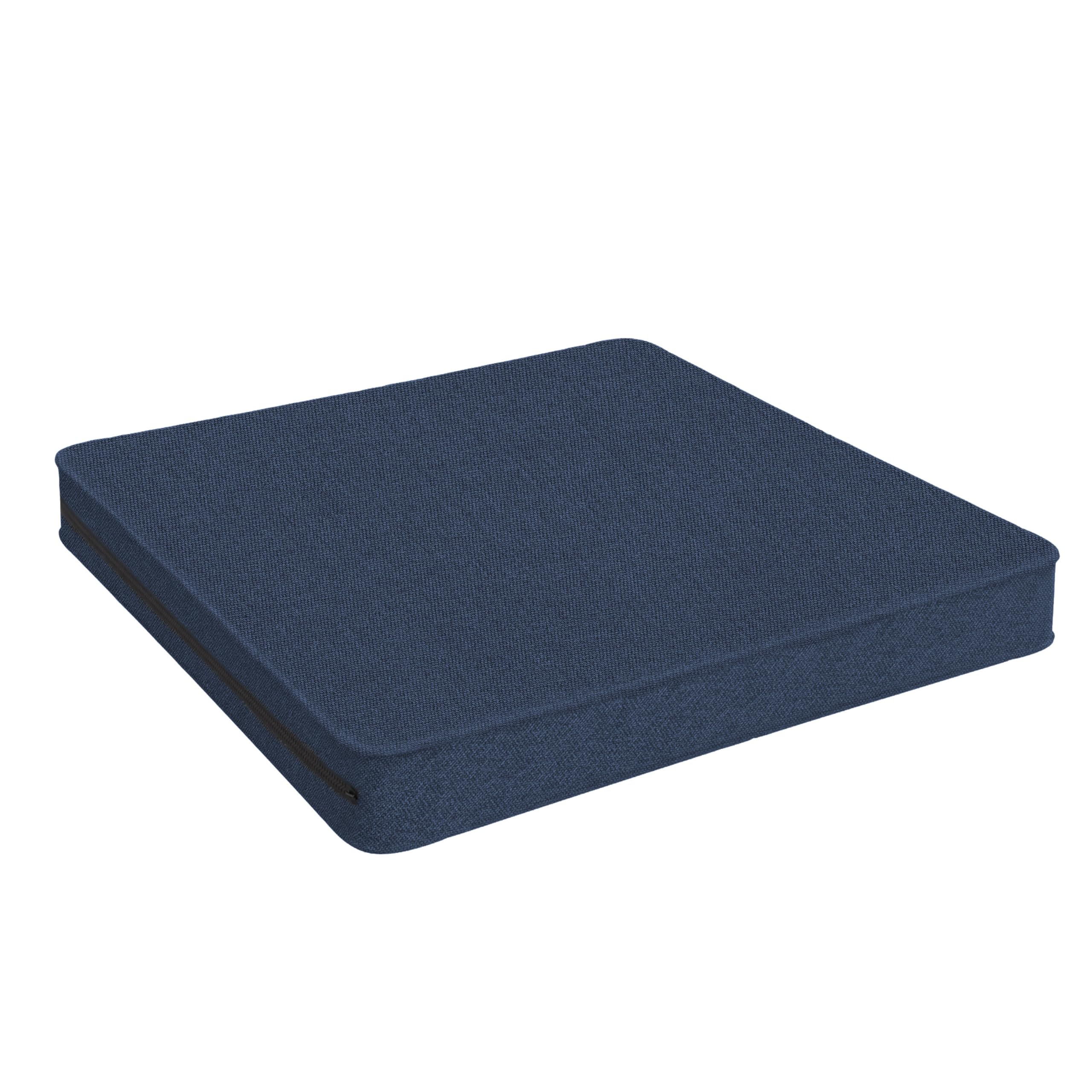 POKAR Garden Cushions Patio Chair Rattan Outdoor Furniture Cushion Bench Sofa Pallet Pillow 70x70x5 cm, Dark Blue