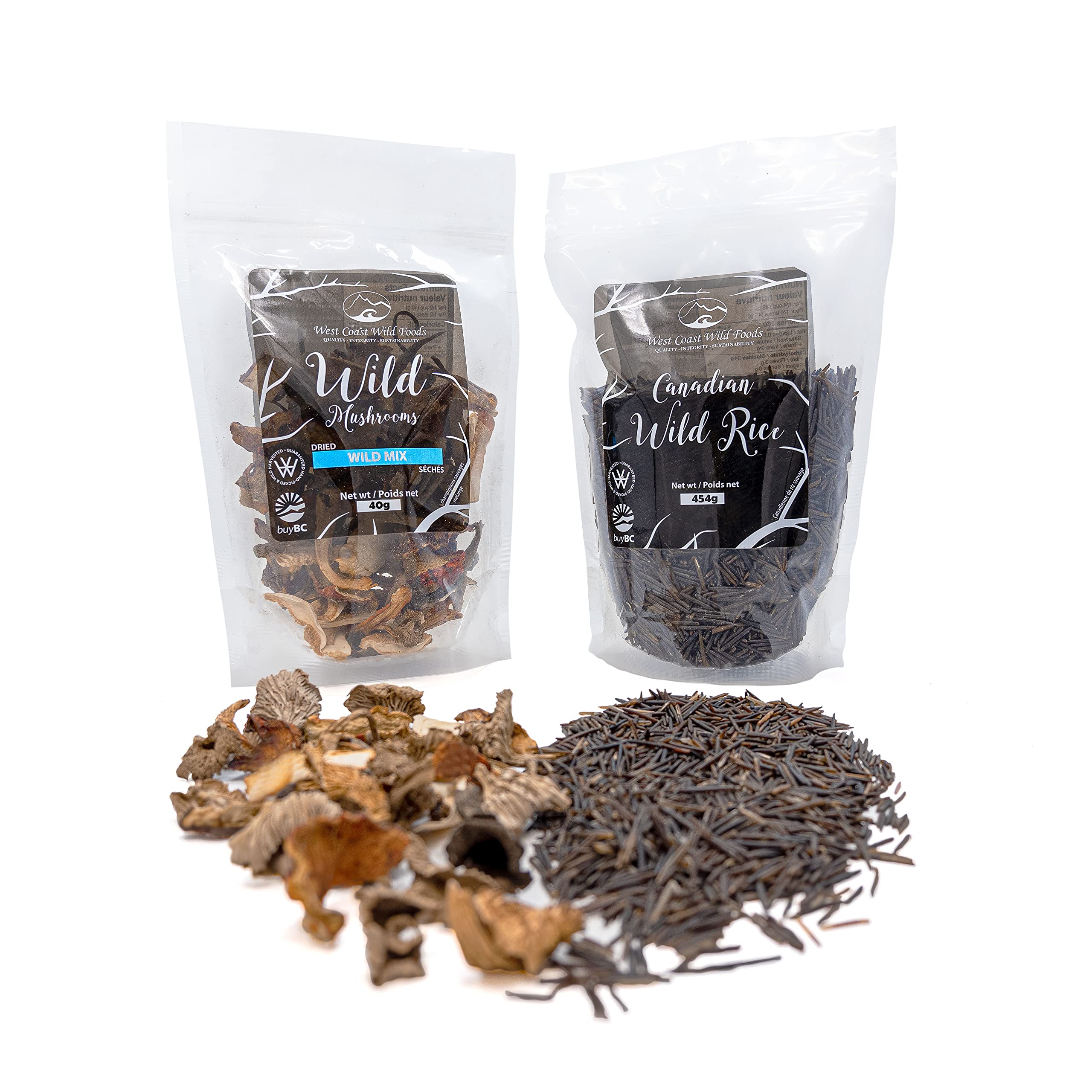 West Coast Wild Foods | Wild Mushroom Soup Kit | Canadian Wild Rice