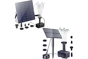 Biling Solar Water Pump with Filter Sponge for Birdbaths