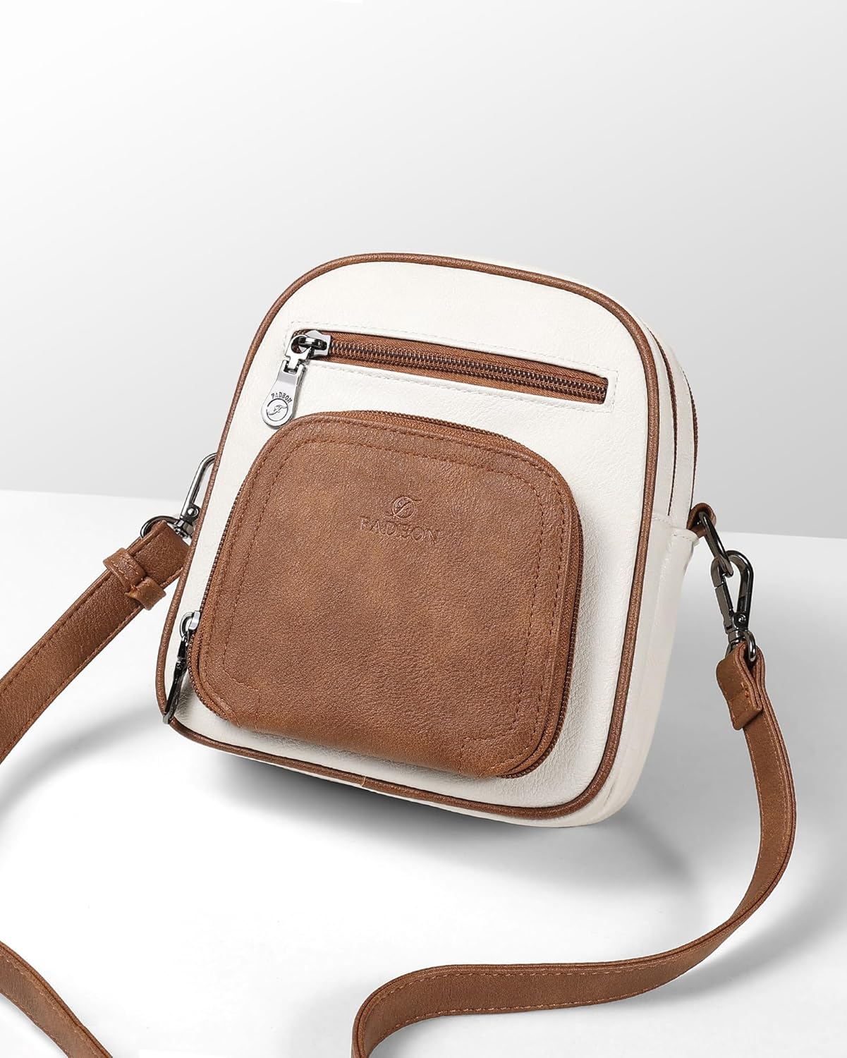 FADEON Small Purses for Women Crossbody Bags, Designer PU Leather Mini Cross Body Purse Travel Shoulder Bag Card Slots - Image 2