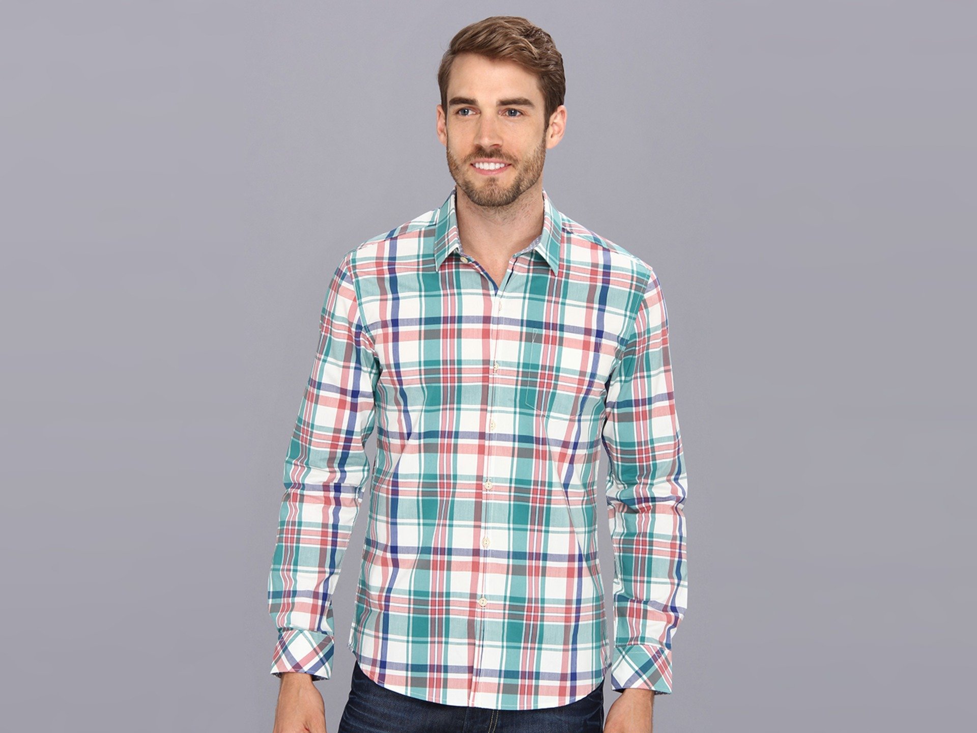 Men's Young Adult Friction L/S Shirt Teal 2XL