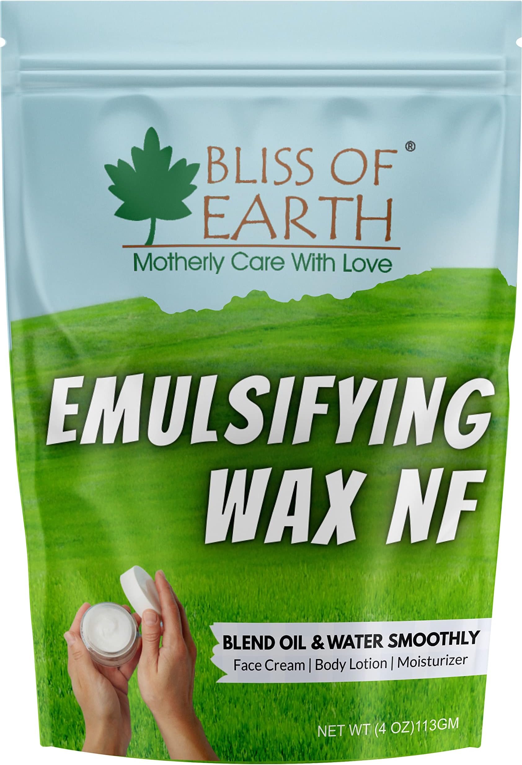 4 oz Emulsifying Wax NF Cosmetic Grade Wax Best for Thickening Soap, Lotion, Body Moisturizer & DIY Products 113gm
