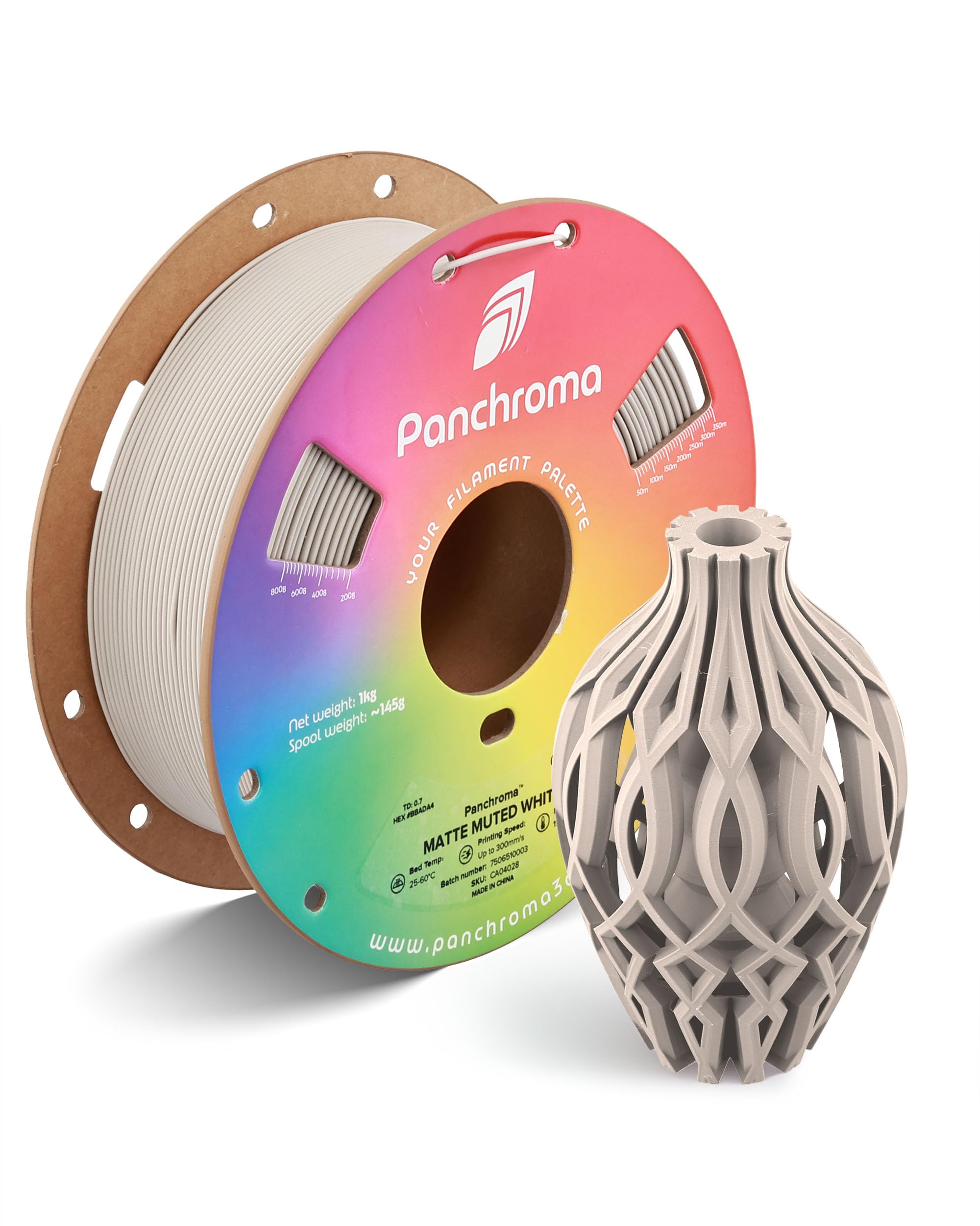 Panchroma™ PLA Matte Muted - Muted White - 1,75mm - 1kg