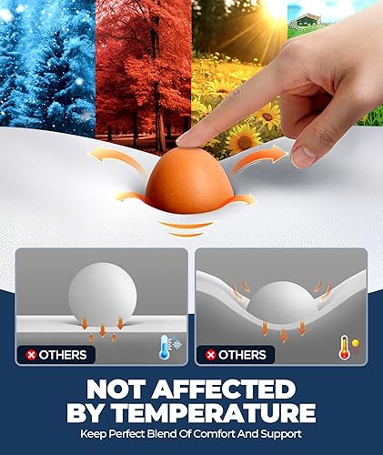 Miniatura 5 de Almohada ortopédica cervical para aliviar el dolor, almohada de contorno ergonómica, almohada de espuma viscoelástica para dormir de lado, almohada